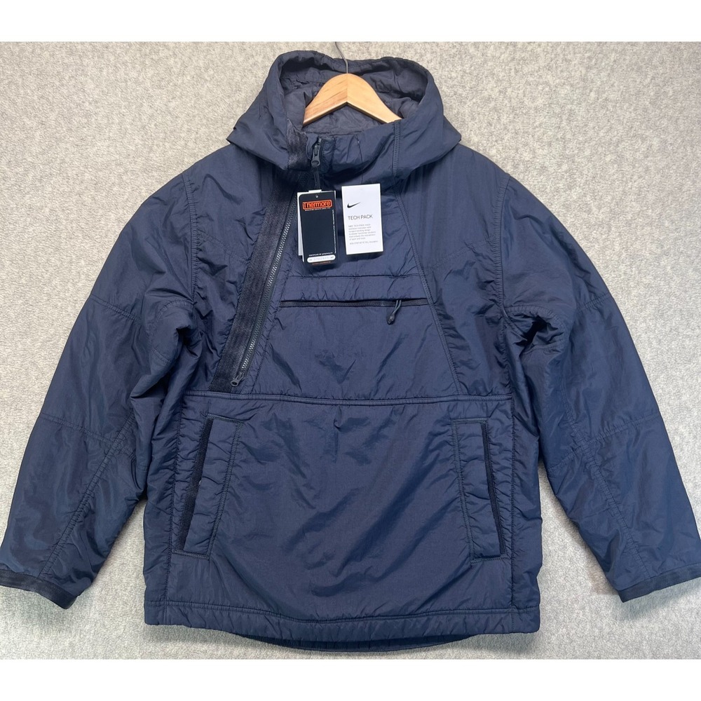NWT Nike Sportswear Mens Tech Pack Syn Fill Jacket Navy Blue Standard Fit Size M